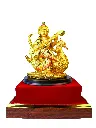 Golden Saraswati Statue 026