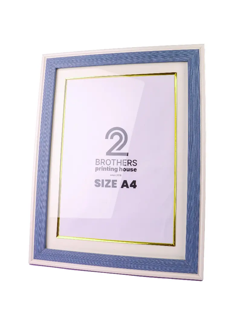Blue Border Frame 004