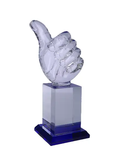 Crystal Thumbs Up Token of Love 012