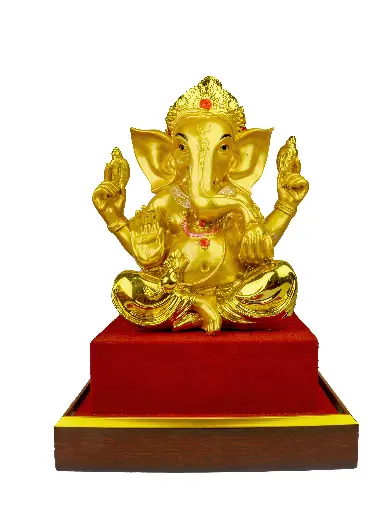 Golden Ganesh Statue 024