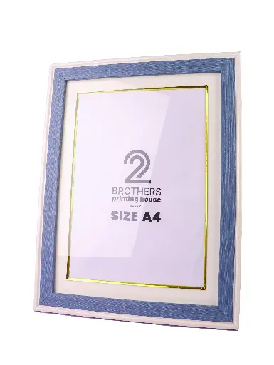 Blue Border Frame 004